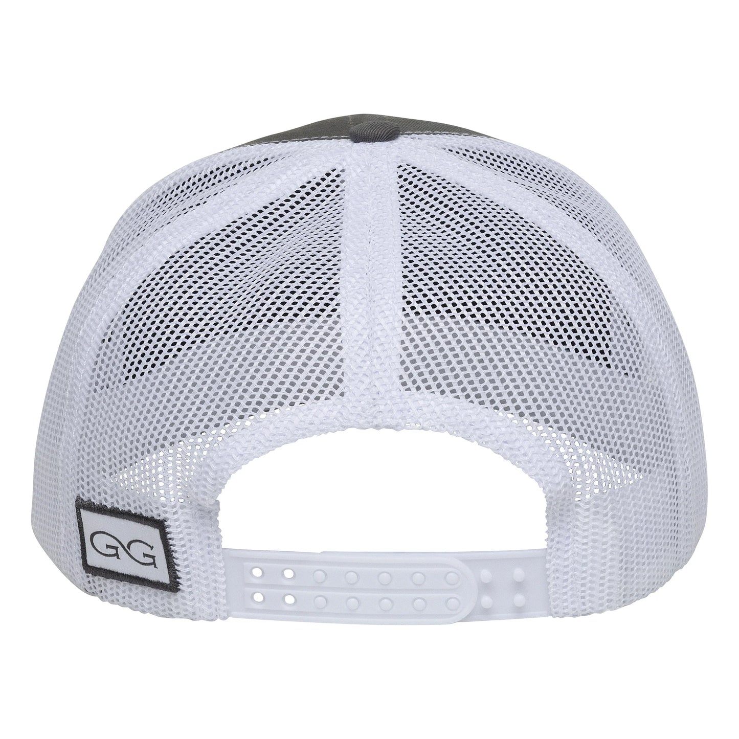 GunMetal Gray/White MeshBack Cap
